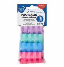 Duvoplus Hundekotbeutel classic colour 4 x 20 Stück - Streifen