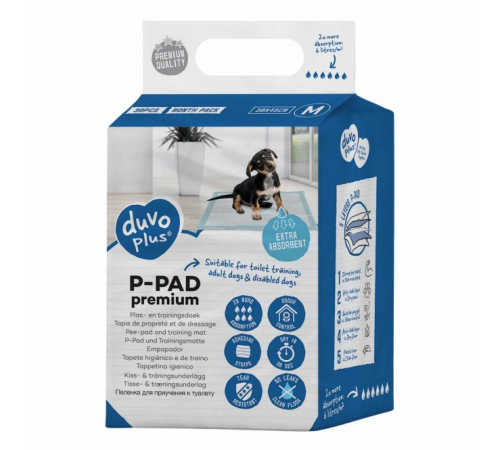 Duvoplus Welpenunterlagen Premium - 30st - 30x45cm