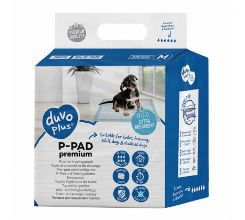 Duvoplus Welpenunterlagen Premium - 30st - 30x45cm