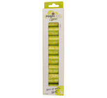 Poopidog Hundekotbeutel spice limette limone - 8 x 15 Stück