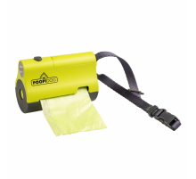 Poopidog Hundekotbeutelspender mit LED - limone
