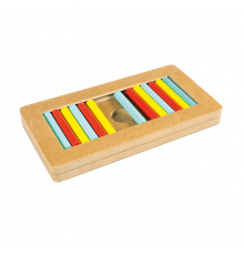 Duvoplus Intelligenzspiel Slide und Snack Puzzle Rechteck