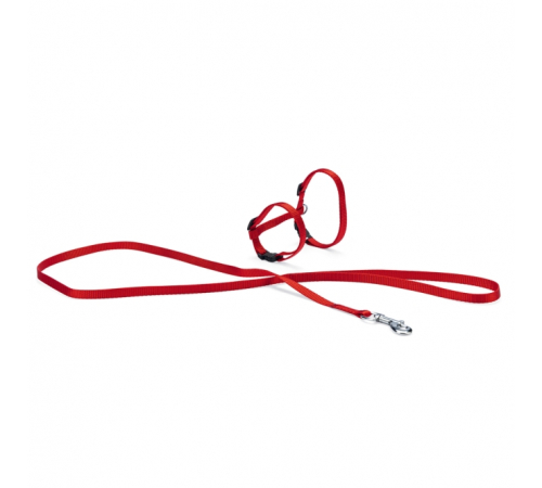 Karlie ASP Katzengeschirr mit Leine - Rot