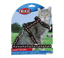 Trixie Katzen-Garnitur mit Leine - Katzenmotiv