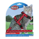 Trixie Katzen-Garnitur mit Leine - Katzenmotiv
