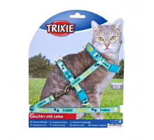 Trixie Katzen-Garnitur mit Leine - Motivband