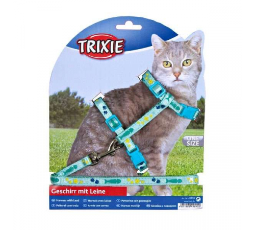 Trixie Katzen-Garnitur mit Leine - Motivband
