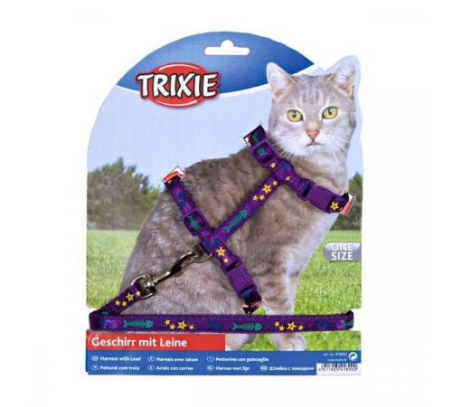 Trixie Katzen-Garnitur mit Leine - Motivband