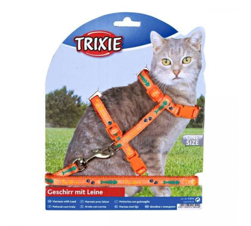 Trixie Katzen-Garnitur mit Leine - Motivband