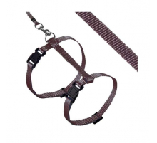 Karlie ASP Katzengeschirr mit Leine - Grau