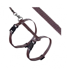 Karlie ASP Katzengeschirr mit Leine - Grau