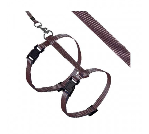 Karlie ASP Katzengeschirr mit Leine - Grau