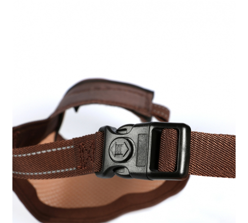 EBI Netz-Maulkorb - braun - XS - 12-28cm / ø15-19cm