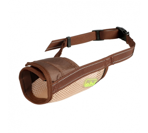 EBI Netz-Maulkorb - braun - XL - 16-44cm / ø19-24cm