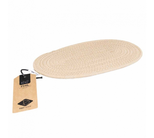 D&D Napfunterlage Phil - Beige - 55 x 32 cm