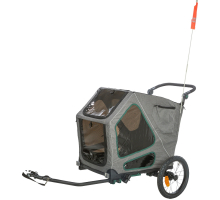 Trixie Fahrrad-Anhänger für große Hunde mit Federung - M