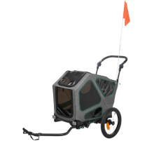Trixie Fahrrad-Anhänger für große Hunde mit Federung - S
