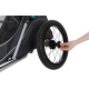 Trixie Fahrrad-Anhänger für Hunde - grau/schwarz - M
