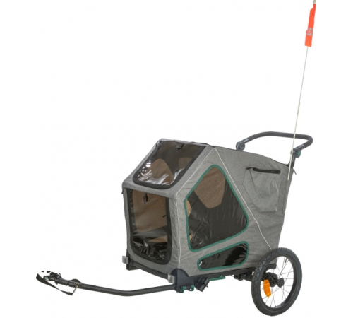 Trixie Fahrrad-Anhänger für große Hunde mit Federung - M
