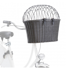 Trixie Front-Fahrradkorb aus Polyrattan