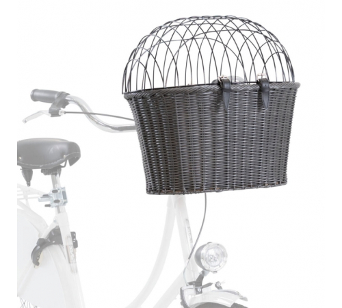 Trixie Front-Fahrradkorb aus Polyrattan