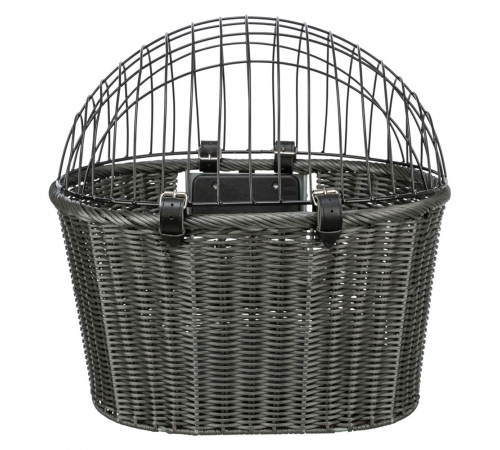 Trixie Front-Fahrradkorb aus Polyrattan