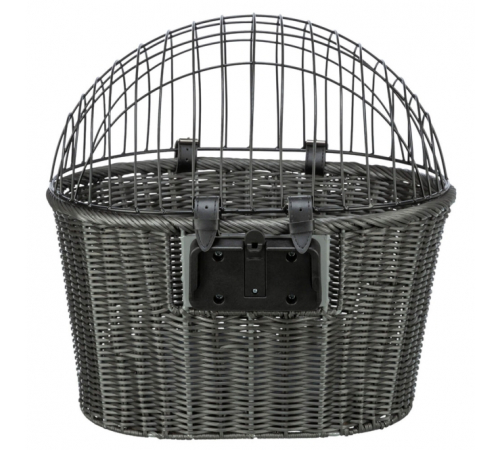 Trixie Front-Fahrradkorb aus Polyrattan