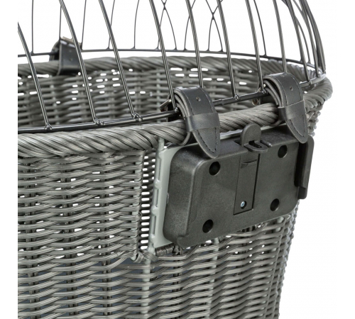 Trixie Front-Fahrradkorb aus Polyrattan