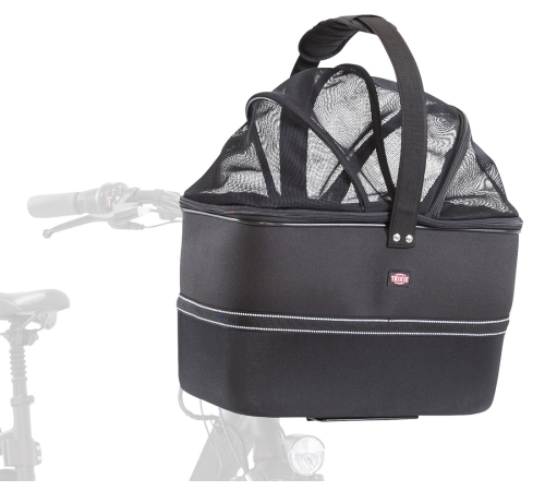 Trixie Front-Fahrradkorb mit Netzhaube