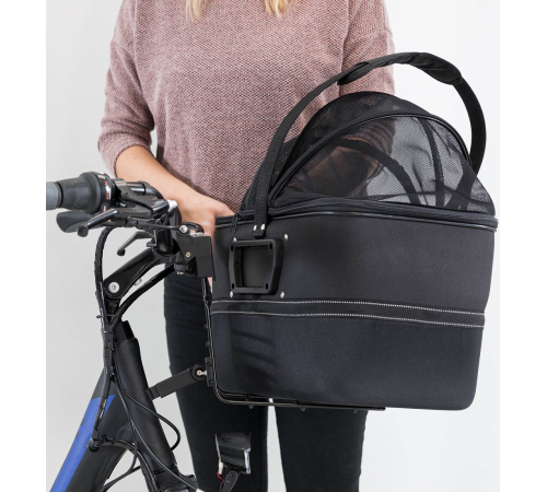 Trixie Front-Fahrradkorb mit Netzhaube