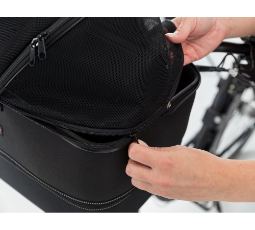 Trixie Front-Fahrradkorb mit Netzhaube