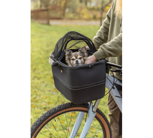 Trixie Front-Fahrradkorb mit Netzhaube