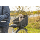 Trixie Fahrradkorb für Gepäckträger aus Weide - schwarz