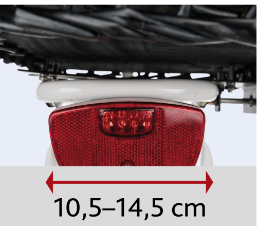 Trixie Fahrradkorb für Gepäckträger aus Weide - schwarz