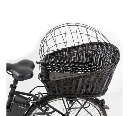 Trixie Fahrradkorb aus Weide für Gepäckträger
