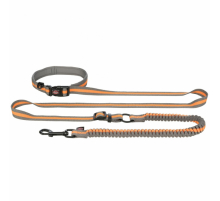 Trixie Jogging-Hundeleine - grafit/papaya
