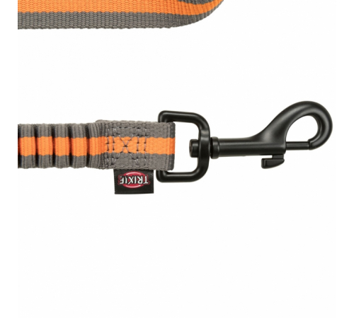 Trixie Jogging-Hundeleine - grafit/papaya