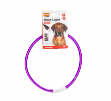 Karlie Visio Light LED-Leuchtschlauch mit USB - Gestreift - violett-pink