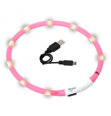 Karlie Visio Light LED-Leuchtschlauch mit USB - Pink