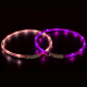 Karlie Visio Light LED-Leuchtschlauch mit USB - Gestreift - violett-pink