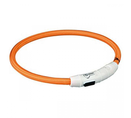 Trixie Flash Leuchtring USB Orange - XS-S