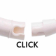 Trixie Flash Leuchtring USB aus Silikon - rot