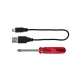 Trixie Flash Leuchtring USB Pink - M-L