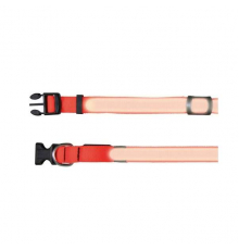 Trixie Flash Halsband - Signalorange - L-XL: 55-70 cm