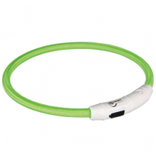 Trixie Flash Leuchtring USB Grün - M-L