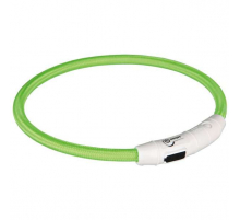 Trixie Flash Leuchtring USB Grün - XS-S
