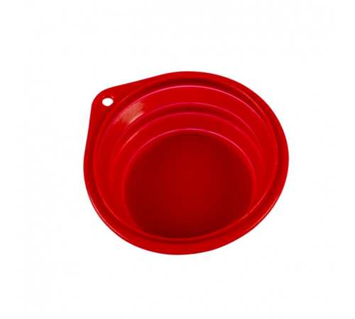 Duvo Silikon-Reisenapf - rot - 2000ml-22cm