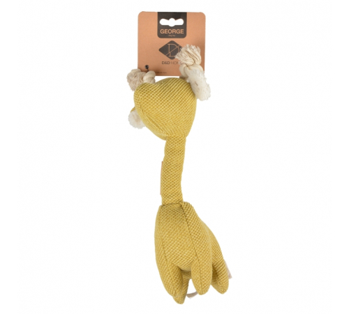 D&D Hundespielzeug George Chenille - gelb - 26cm