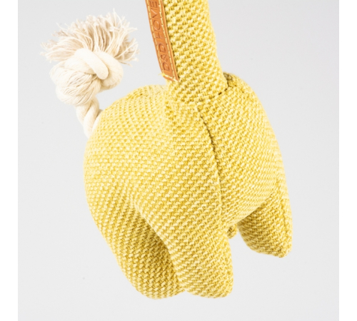 D&D Hundespielzeug George Chenille - gelb - 26cm