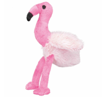 Trixie Hundespielzeug Flamingo aus Plüsch - 35 cm